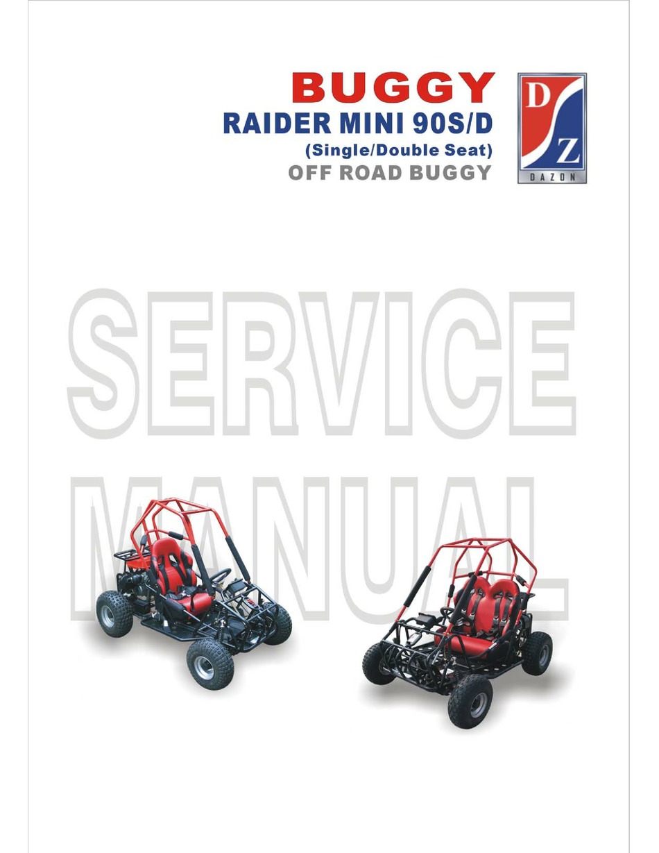 DAZON RAIDER MINI 90S SERVICE MANUAL 