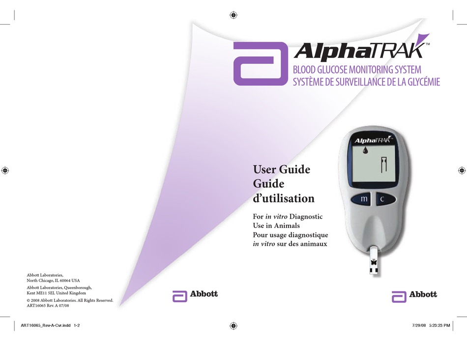 ABBOTT ALPHATRAK USER MANUAL Pdf Download ManualsLib ABBOTT ALPHATRAK USER MANUAL Pdf Download ManualsLib