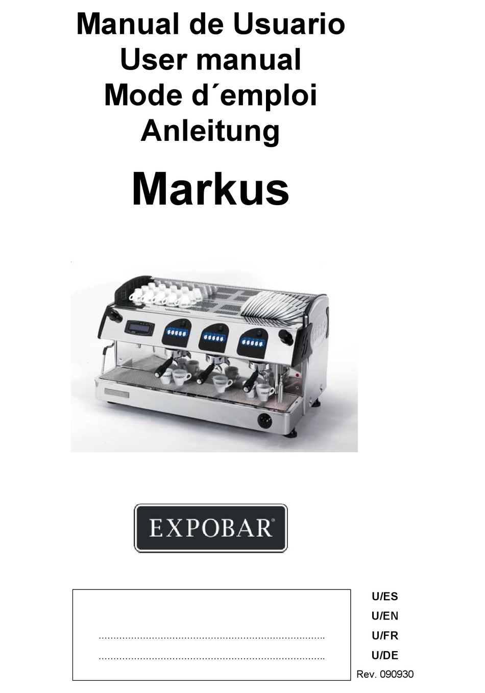 EXPOBAR MARKUS USER MANUAL Pdf Download | ManualsLib