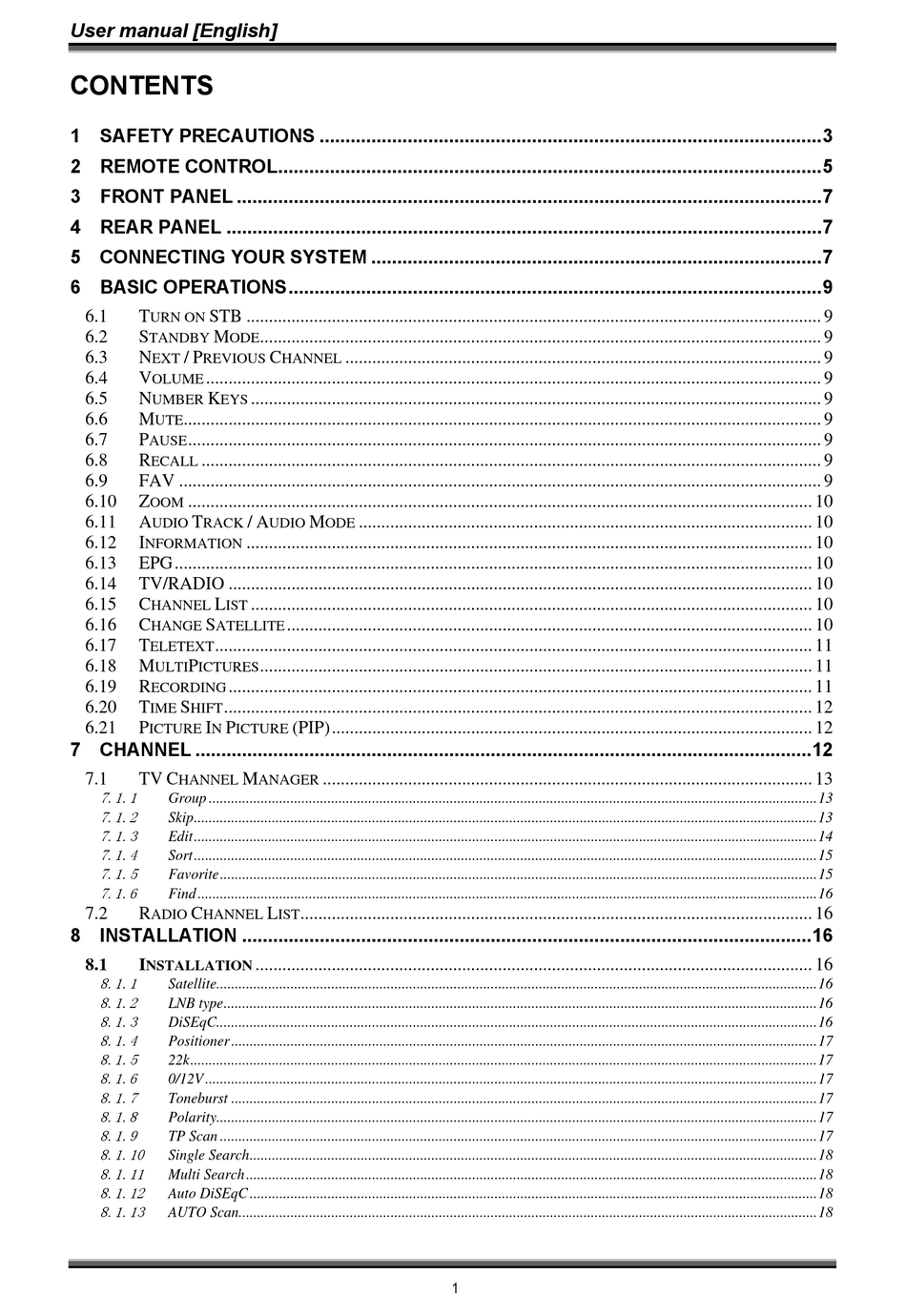 SUPERMAX TV USER MANUAL Pdf Download ManualsLib