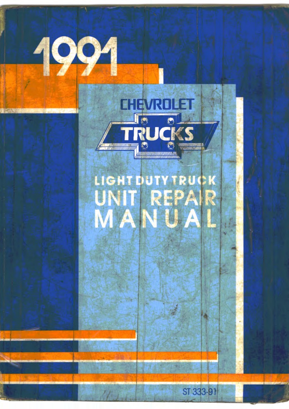 Chevrolet 1991 Light Duty Truck Repair Manual Pdf Download Manualslib