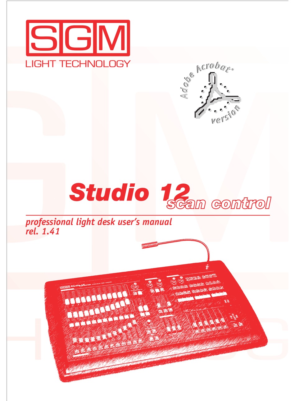 SGM STUDIO 12 USER MANUAL Pdf Download | ManualsLib