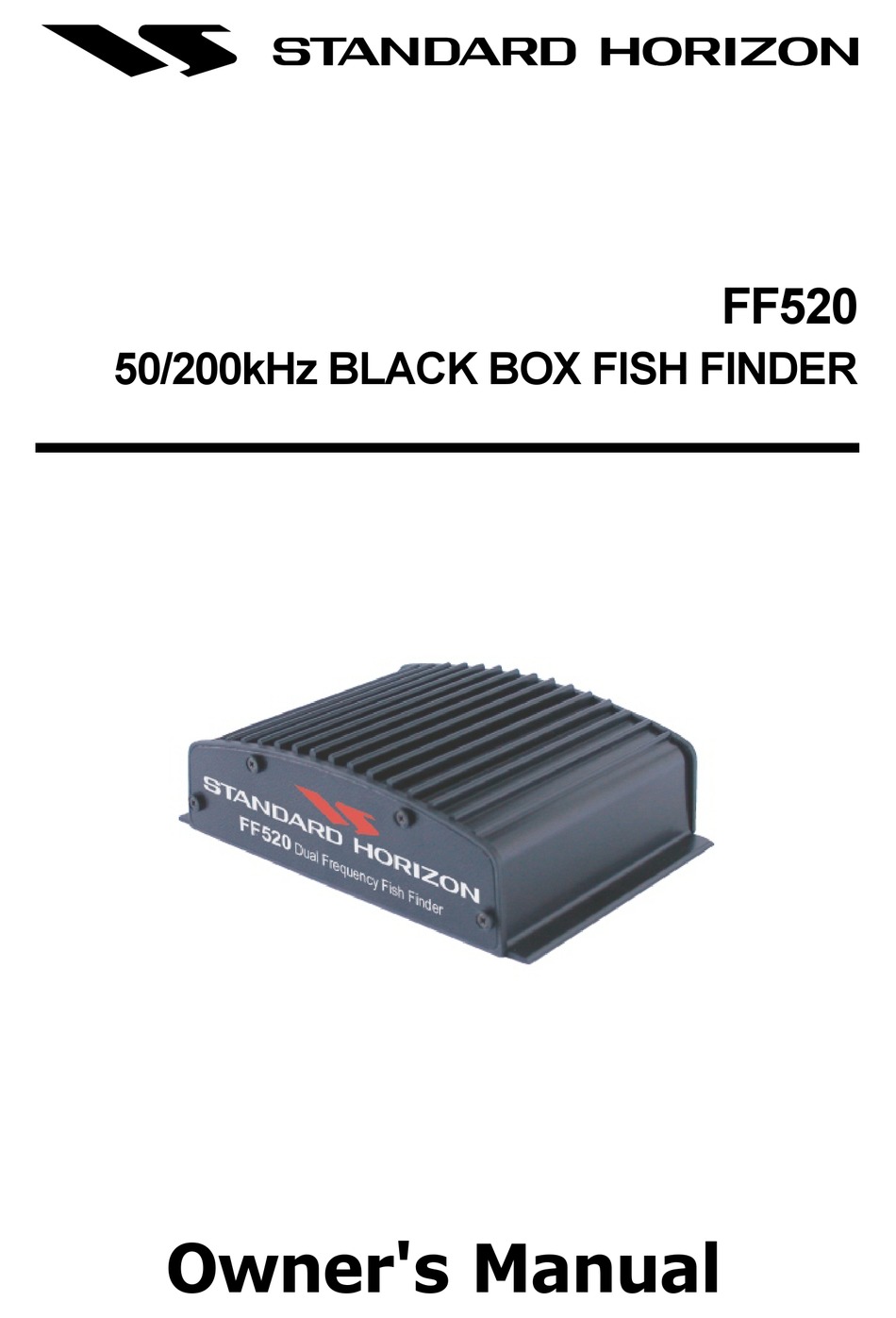 STANDARD HORIZON FF520 OWNER'S MANUAL Pdf Download ManualsLib