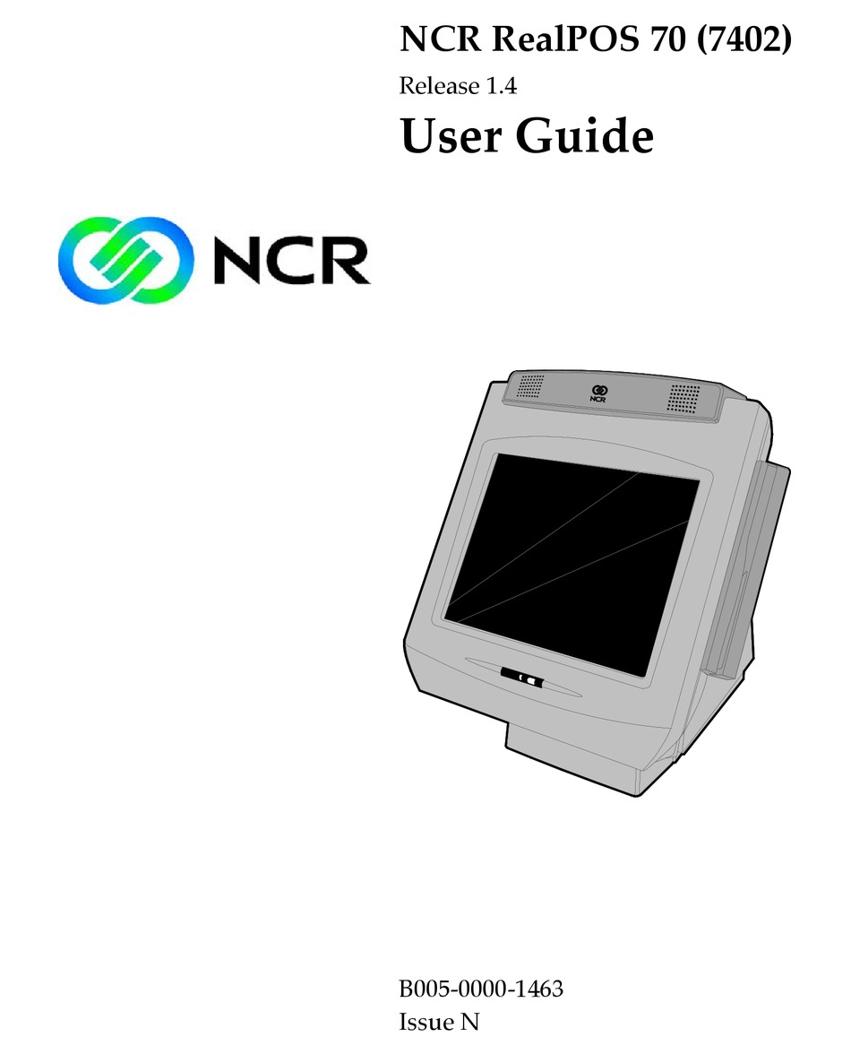 Ncr Realpos 70 User Manual Pdf Download Manualslib