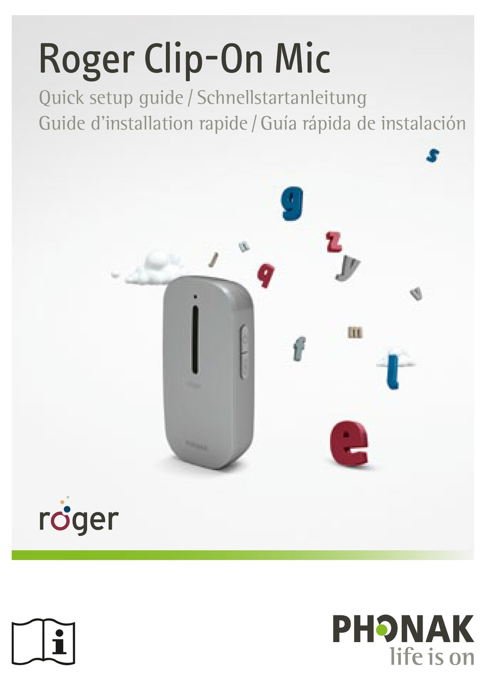 PHONAK ROGER CLIPON MIC QUICK SETUP MANUAL Pdf Download ManualsLib