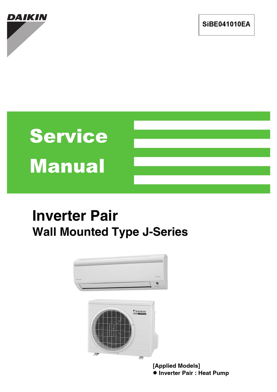 DAIKIN FTX20JV1B SERVICE MANUAL Pdf Download | ManualsLib