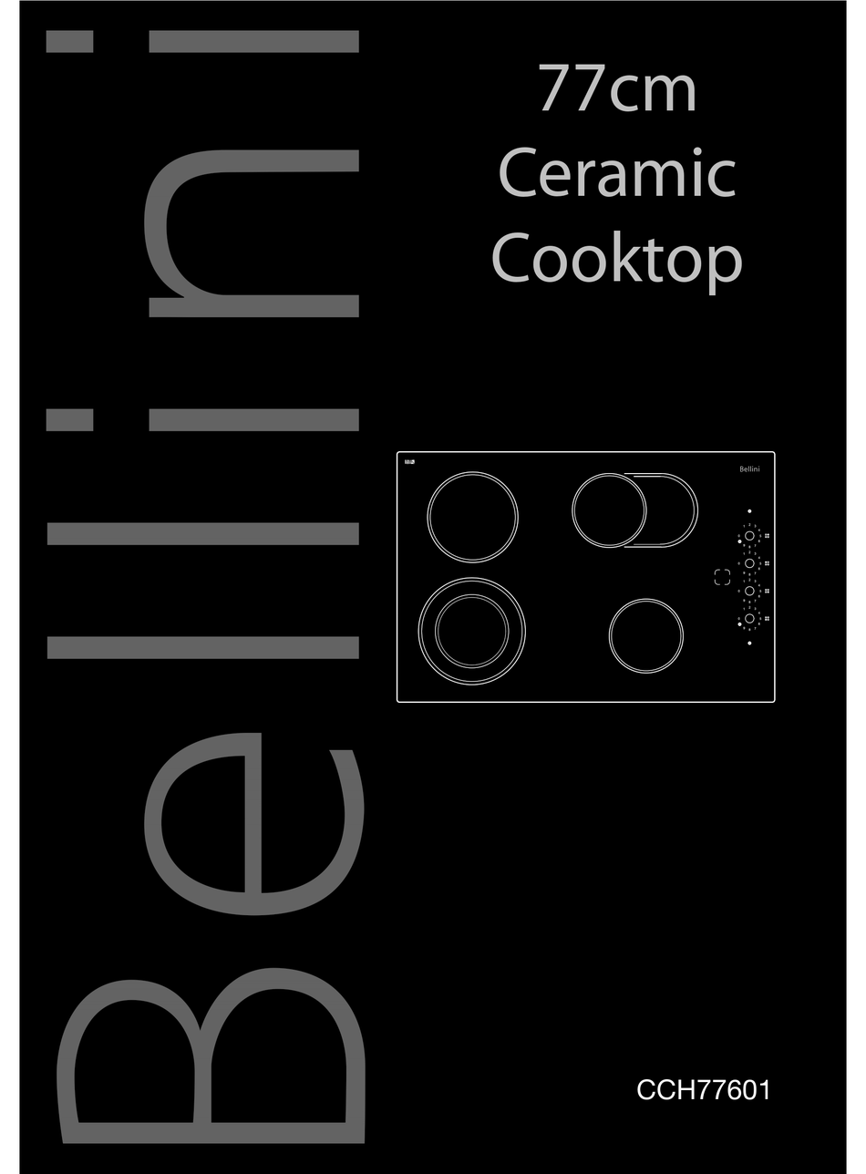 bellini 77cm ceramic cooktop