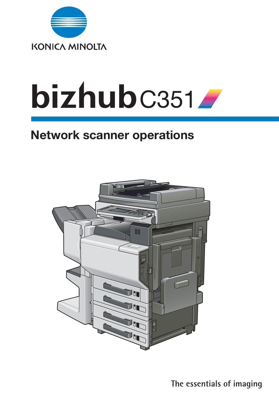 Konica Minolta Bizhub C351 Network Scanner Operations Pdf Download Manualslib