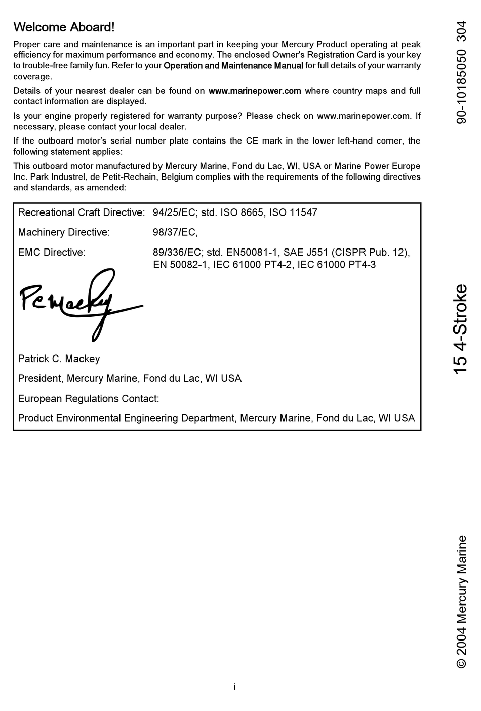 MERCURY OUTBOARD MOTOR SERVICE MANUAL Pdf Download | ManualsLib