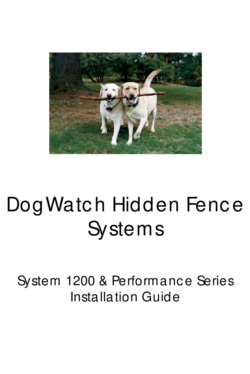 dogwatch system 1200