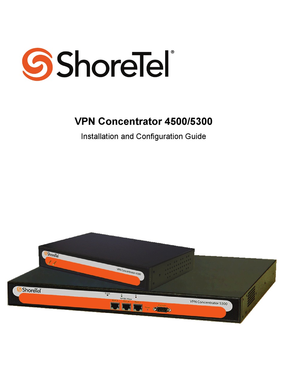 shoretel vpn concentrator login