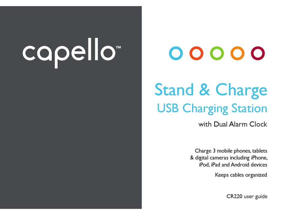 Capello Cr220 User Manual Pdf Download Manualslib