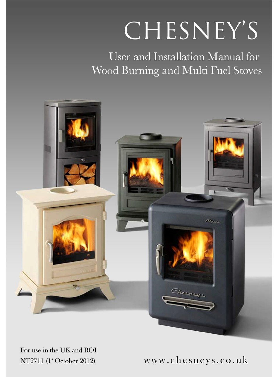 CHESNEY'S WOOD BURNING AND MULTI FUEL STOVES USER'S INSTALLATION MANUAL