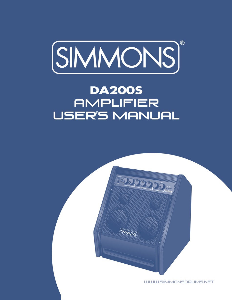 SIMMONS DA200S USER MANUAL Pdf Download | ManualsLib