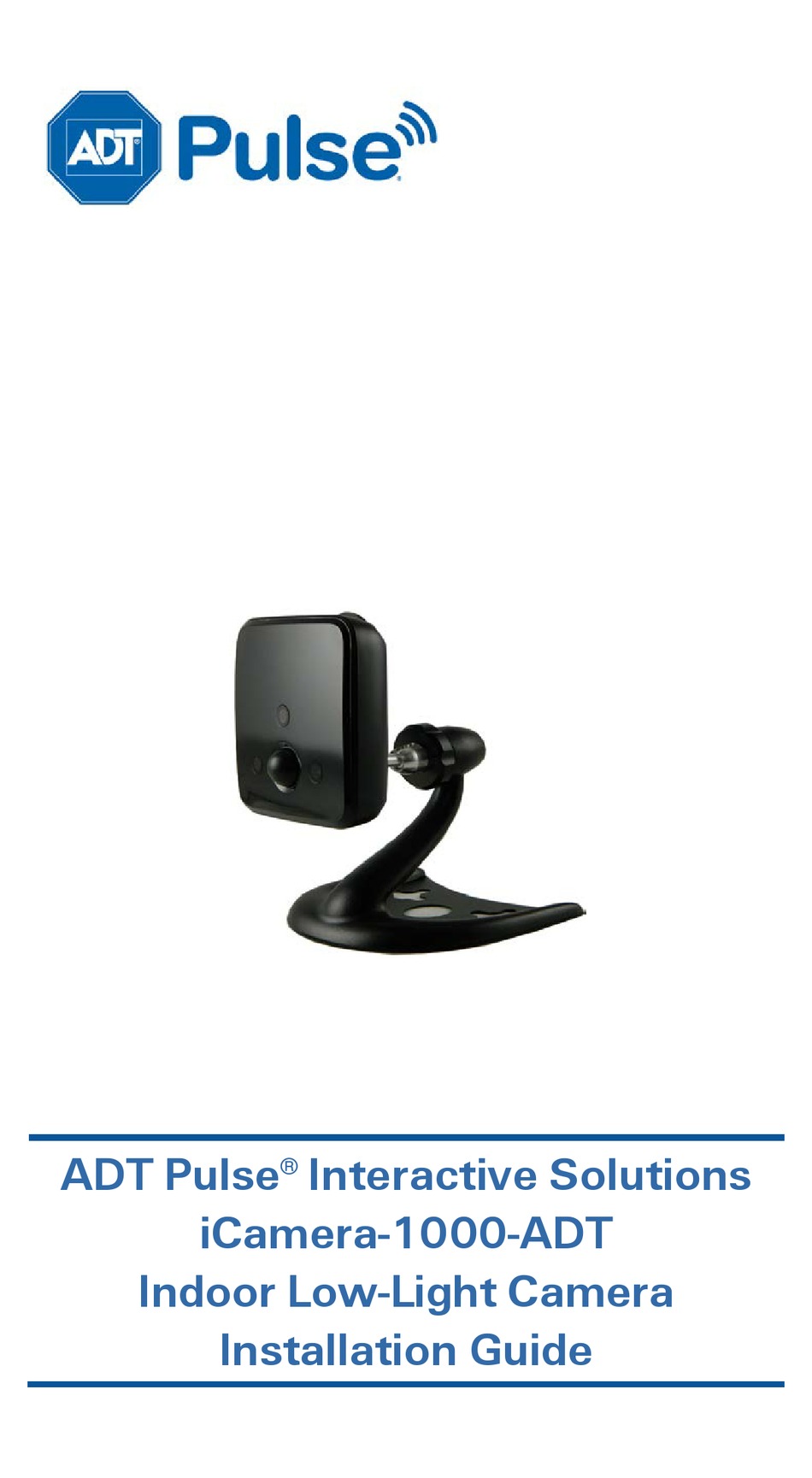 ADT PULSE ICAMERA1000 INSTALLATION MANUAL Pdf Download ManualsLib
