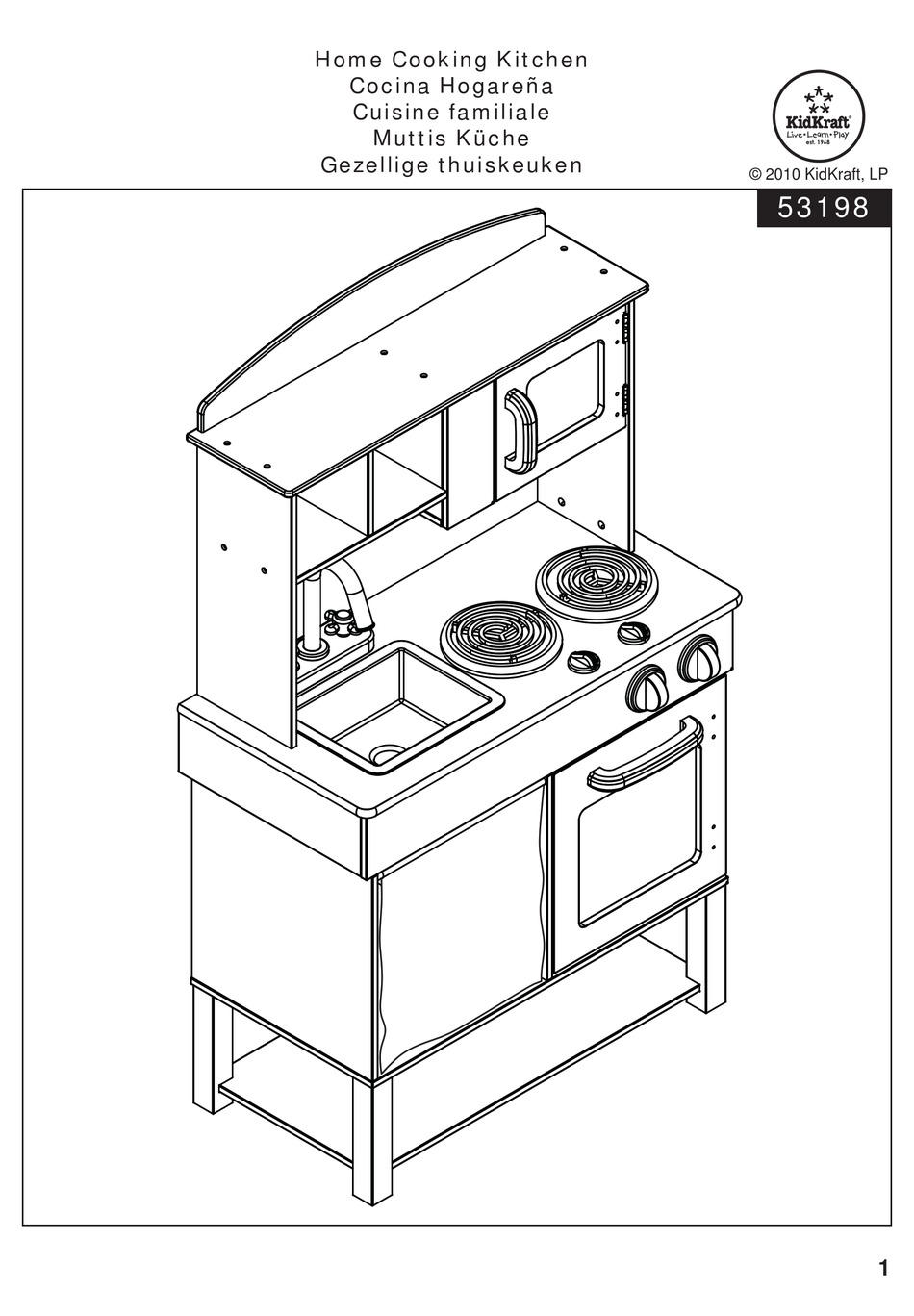 KIDKRAFT 53198 INSTRUCTIONS MANUAL Pdf Download ManualsLib