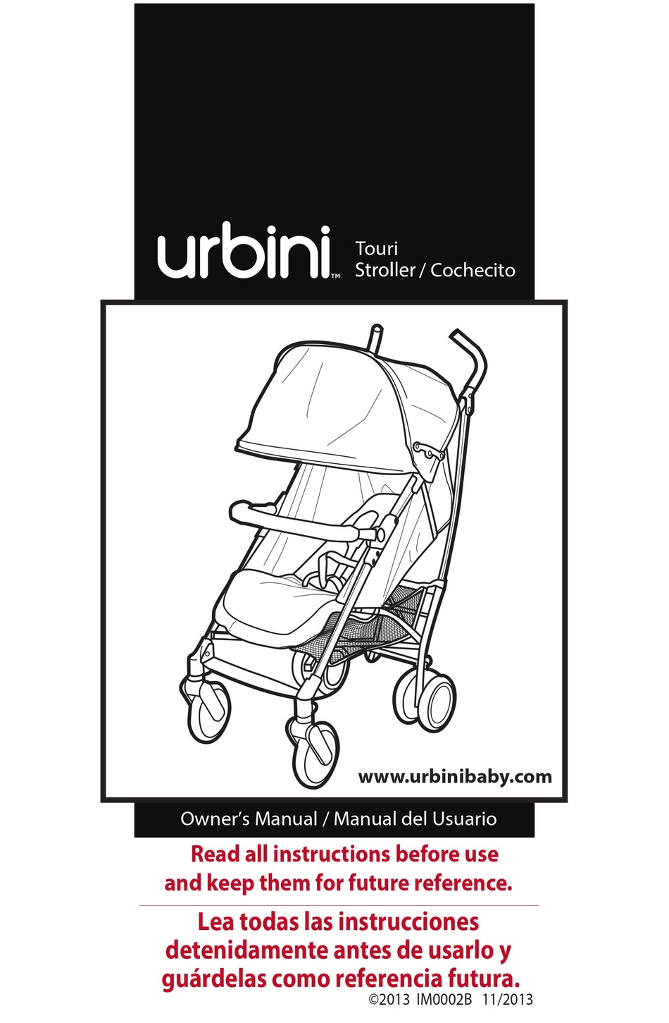 Urbini 3 in 1 best sale stroller manual