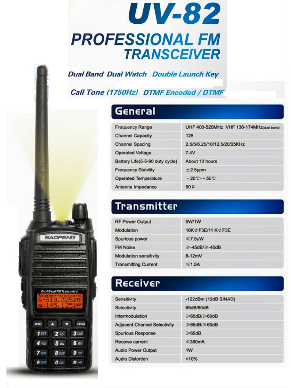 Инструкция радиостанции baofeng. Baofeng Dual Band fm Transceiver UV 82. Рация Baofeng Dual Band fm Transceiver. Антенна для баофенг UV-5r. Baofeng UV-82 частоты.