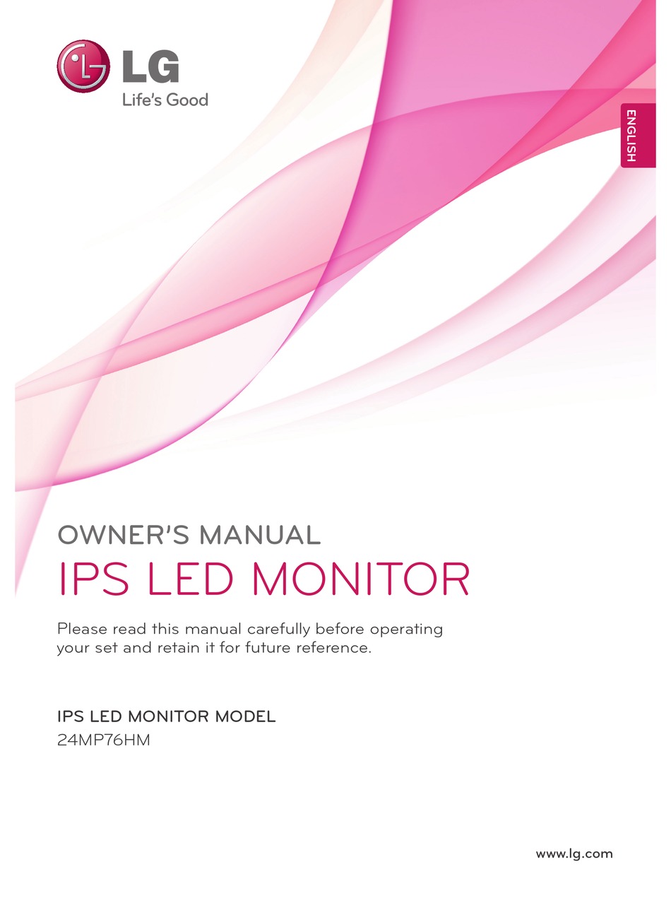 LG 24MP76HM OWNER'S MANUAL Pdf Download | ManualsLib