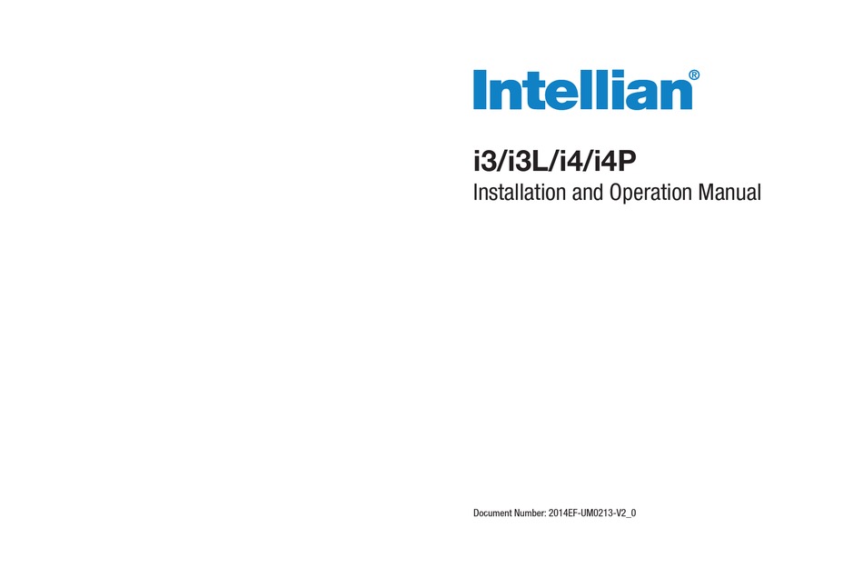 INTELLIAN I3 INSTALLATION AND OPERATION MANUAL Pdf Download ManualsLib