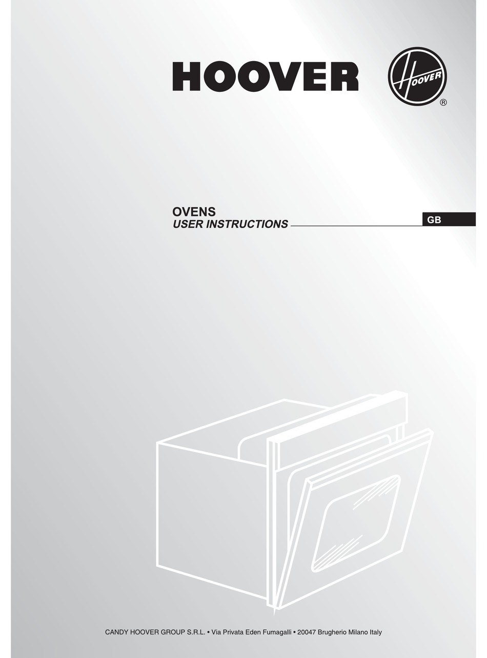 HOOVER OVEN USER INSTRUCTION Pdf Download ManualsLib