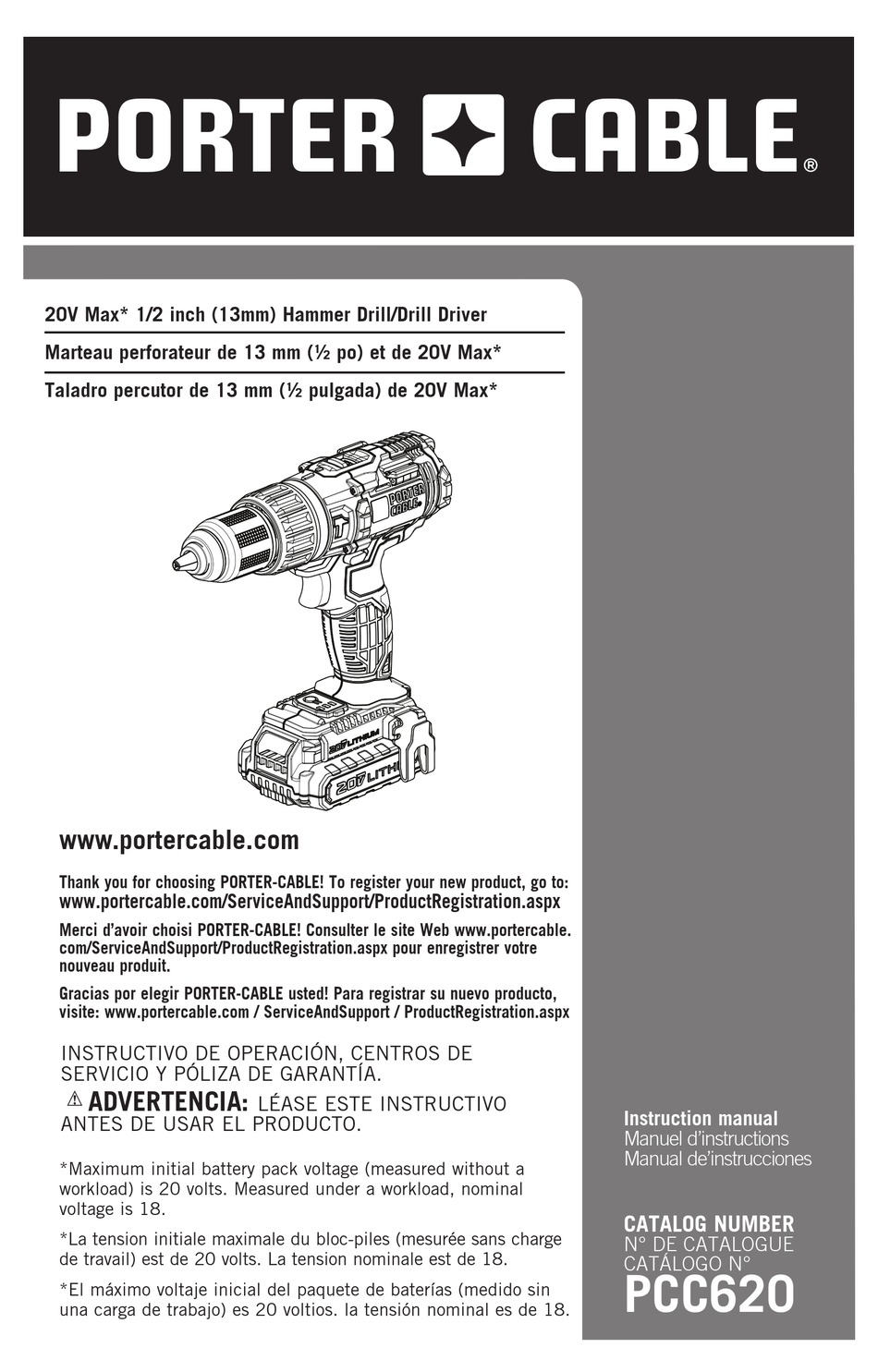 Porter Cable Pcc620 Instruction Manual Pdf Download Manualslib Porter Cable Pcc620 Instruction Manual Pdf Download Manualslib