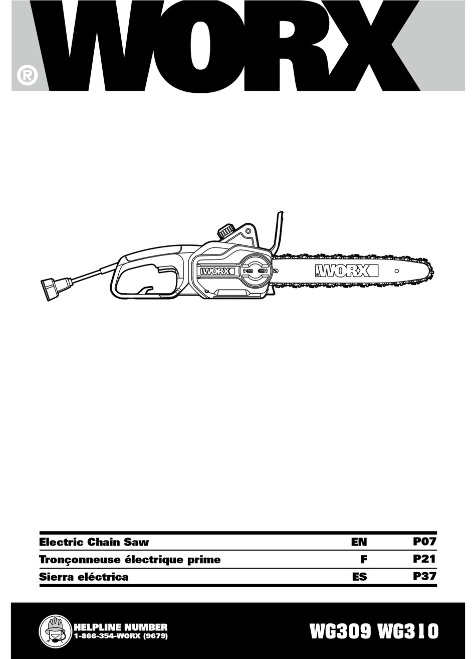 WORX WG309 MANUAL Pdf Download | ManualsLib