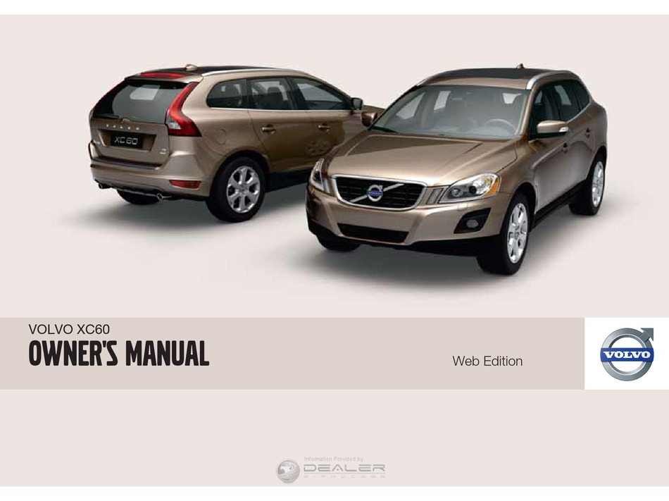 VOLVO XC60 OWNER'S MANUAL Pdf Download ManualsLib