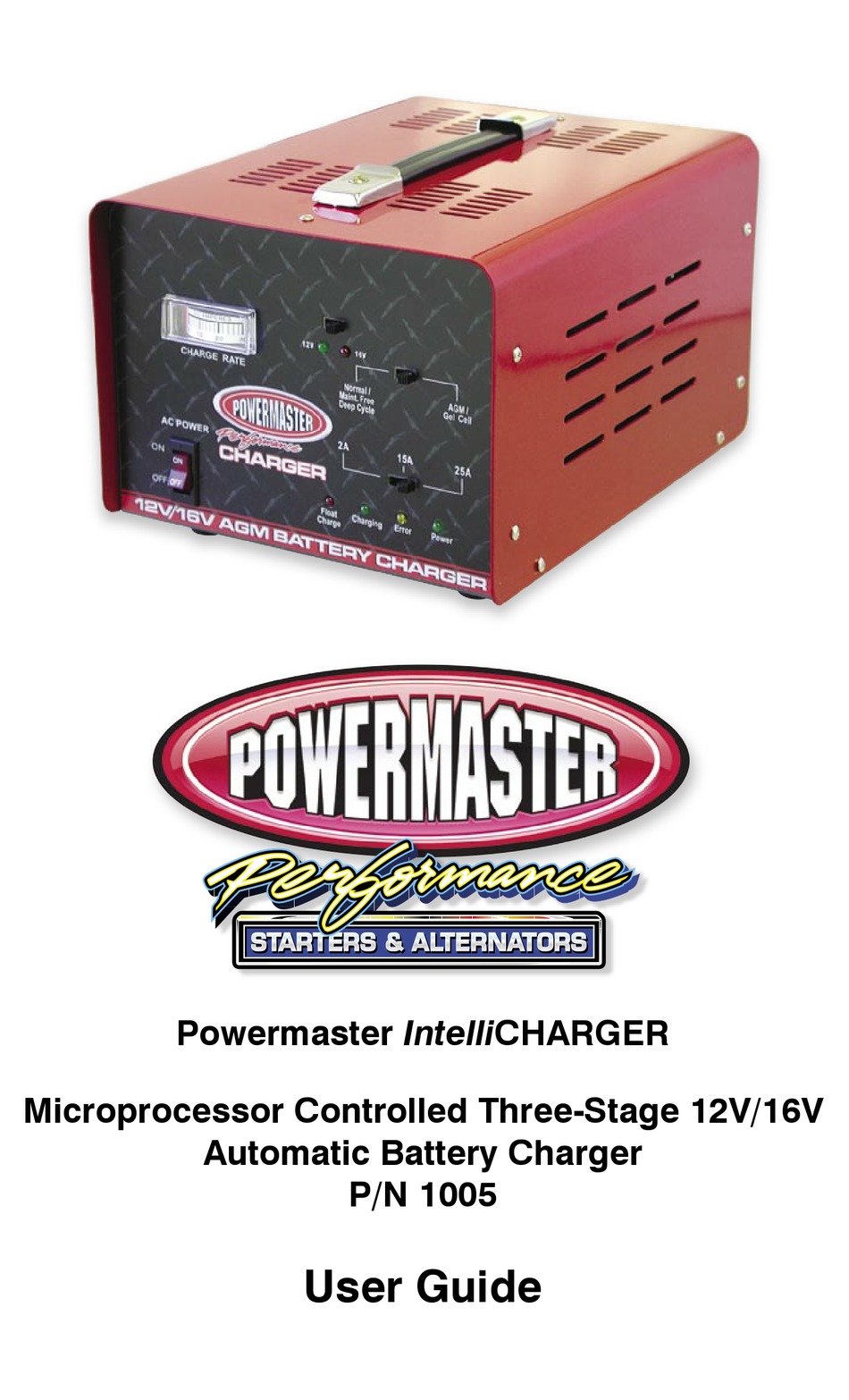 POWERMASTER INTELLICHARGER USER MANUAL Pdf Download ManualsLib