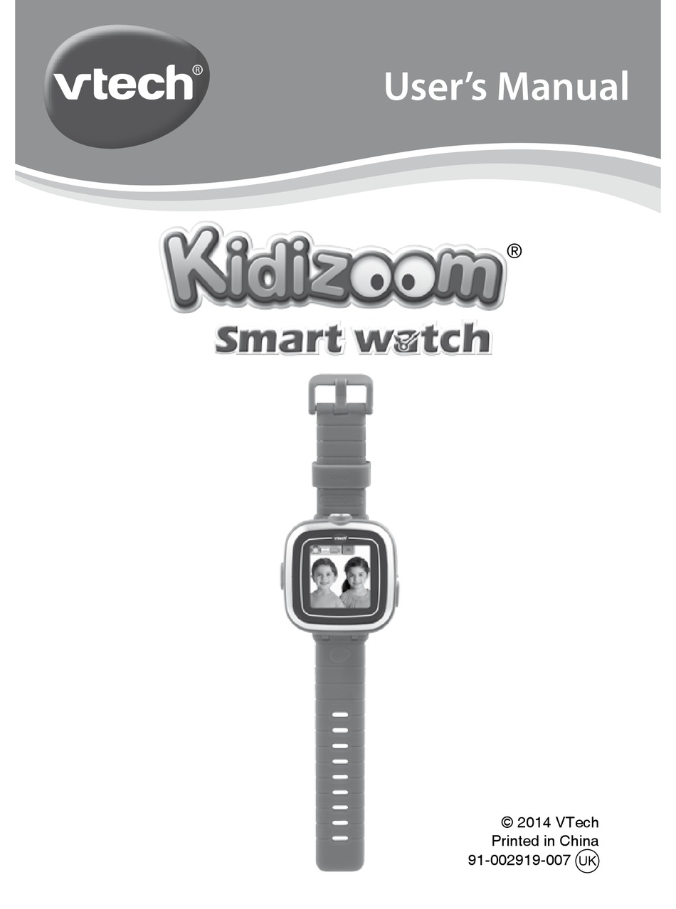 vtech kidizoom watch instructions