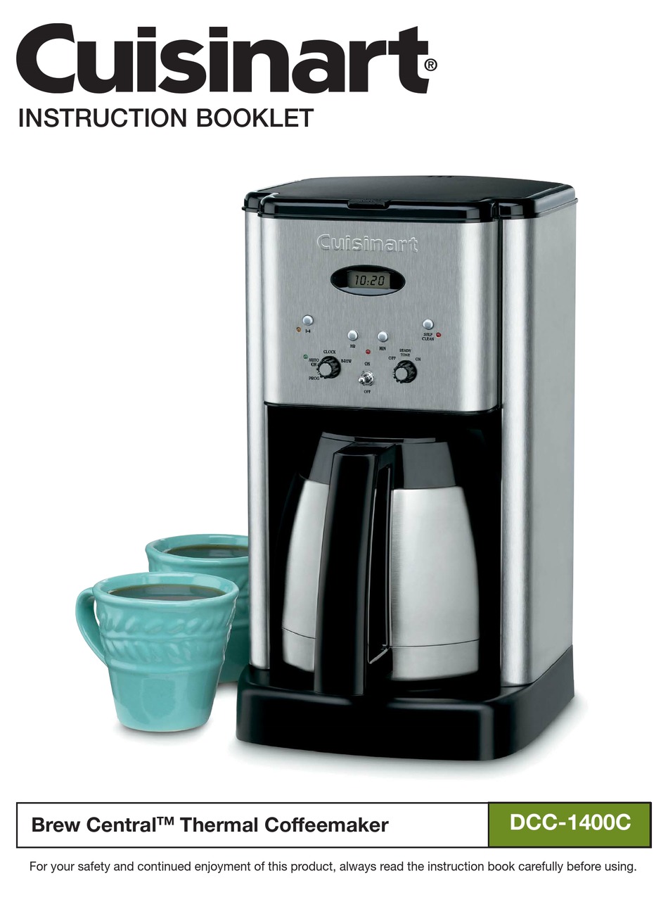 CUISINART BREW CENTRAL DCC-1400C 
