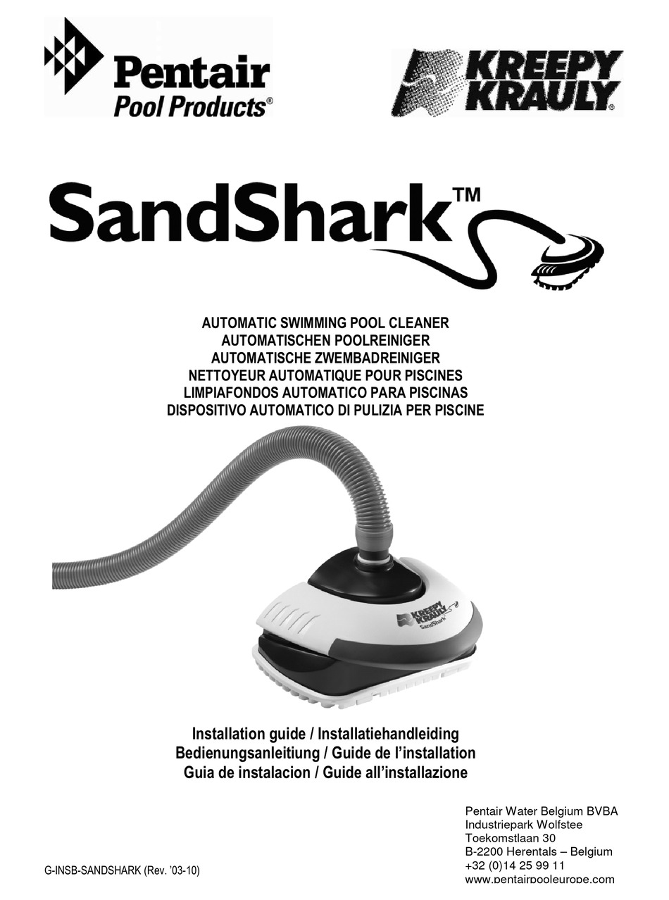 KREEPY KRAULY SANDSHARK INSTALLATION MANUAL Pdf Download ManualsLib