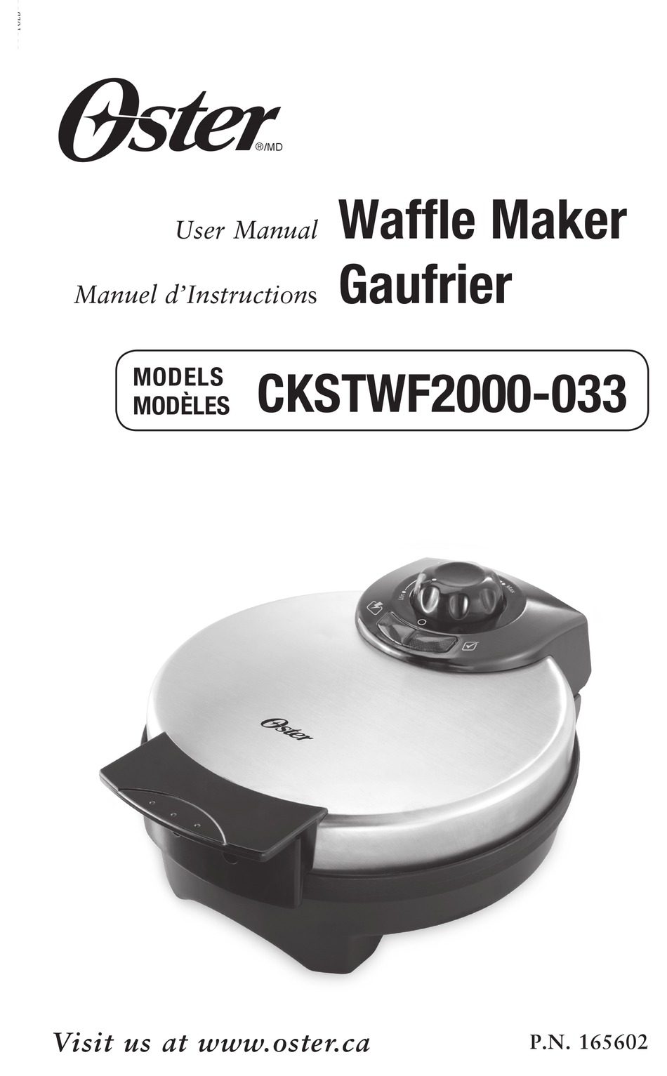 Oster Ckstwf2000 033 User Manual Pdf Download Manualslib