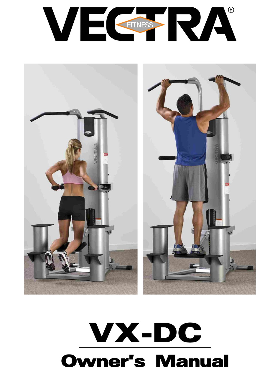 Vectra Fitness Vx Dc Owner S Manual Pdf Download Manualslib
