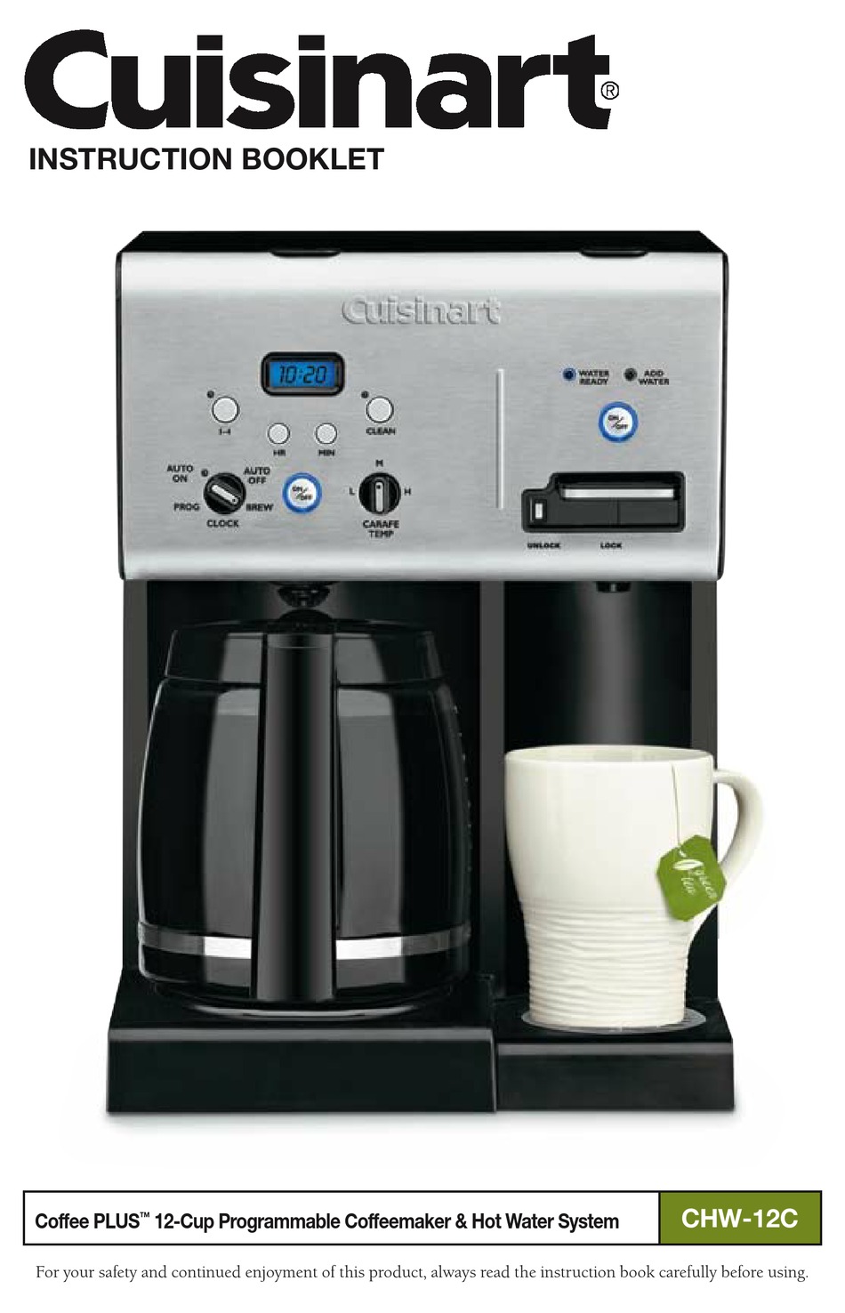 Cuisinart Chw 12c Instruction Booklet Pdf Download Manualslib