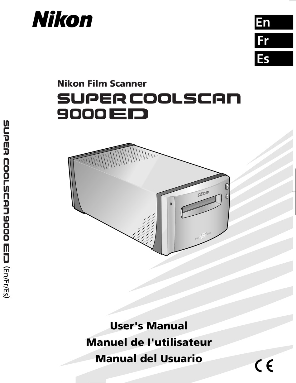 Nikon Super Coolscan 900ed User Manual Pdf Download Manualslib