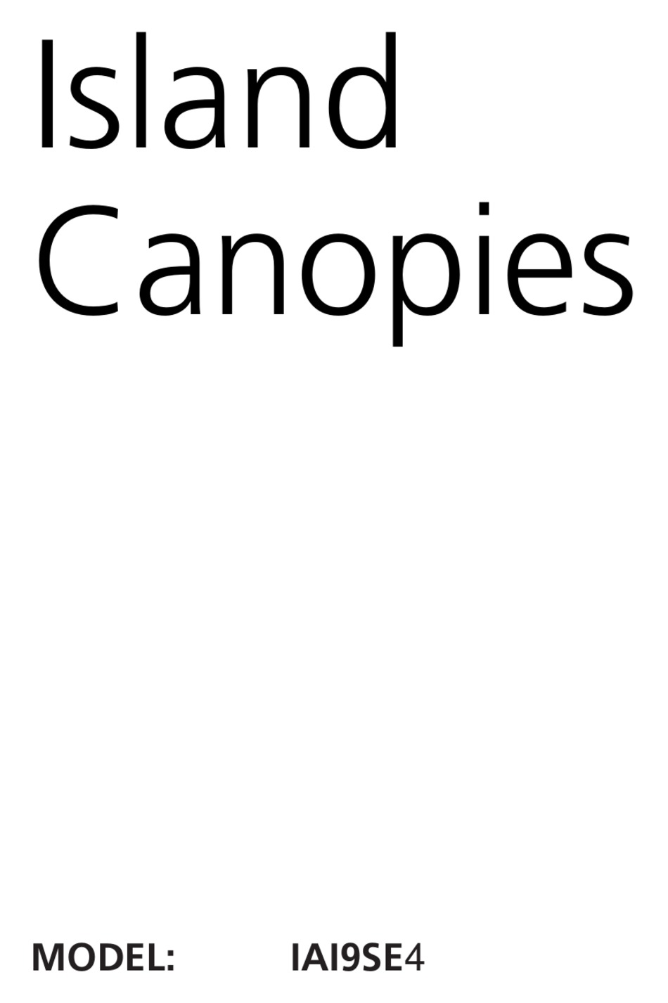 ARC APPLIANCES IAI9SE4 USER MANUAL Pdf Download ManualsLib