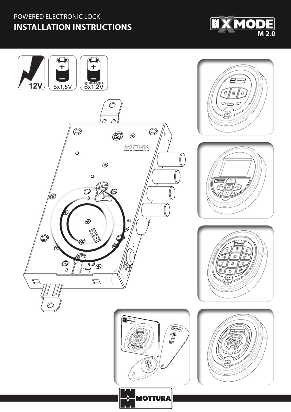 MOTTURA XMODE M 2.0 INSTALLATION INSTRUCTIONS MANUAL Pdf Download
