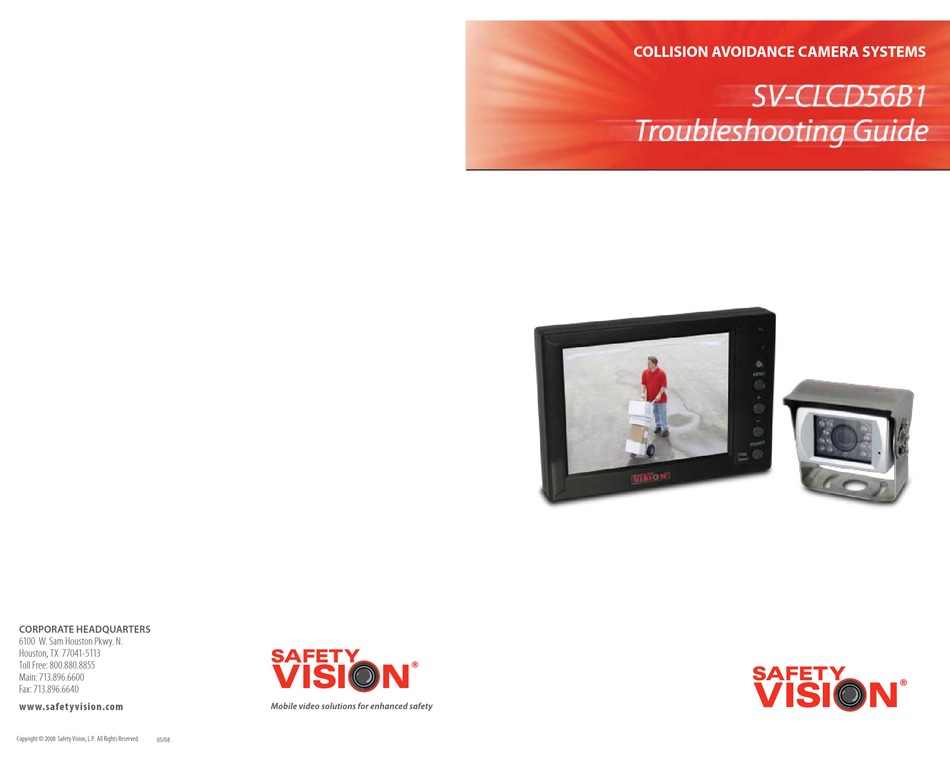 SAFETY VISION SVCLCD56B1 TROUBLESHOOTING MANUAL Pdf Download ManualsLib
