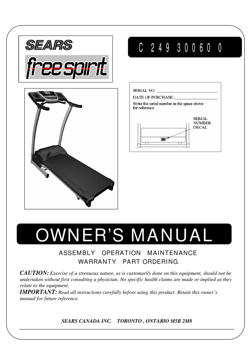 free spirit treadmill