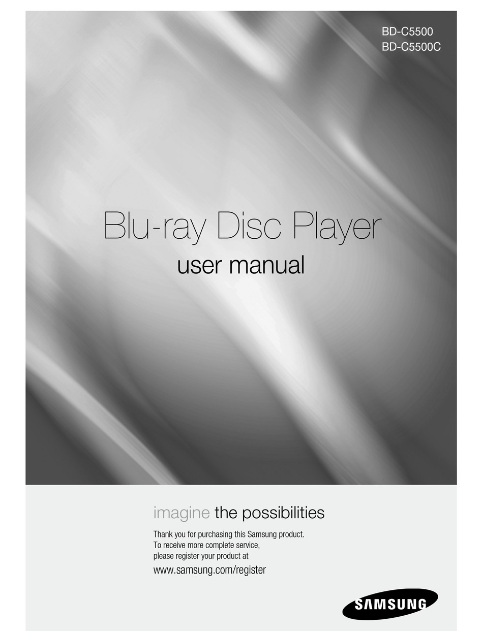 SAMSUNG BDC5500 USER MANUAL Pdf Download ManualsLib