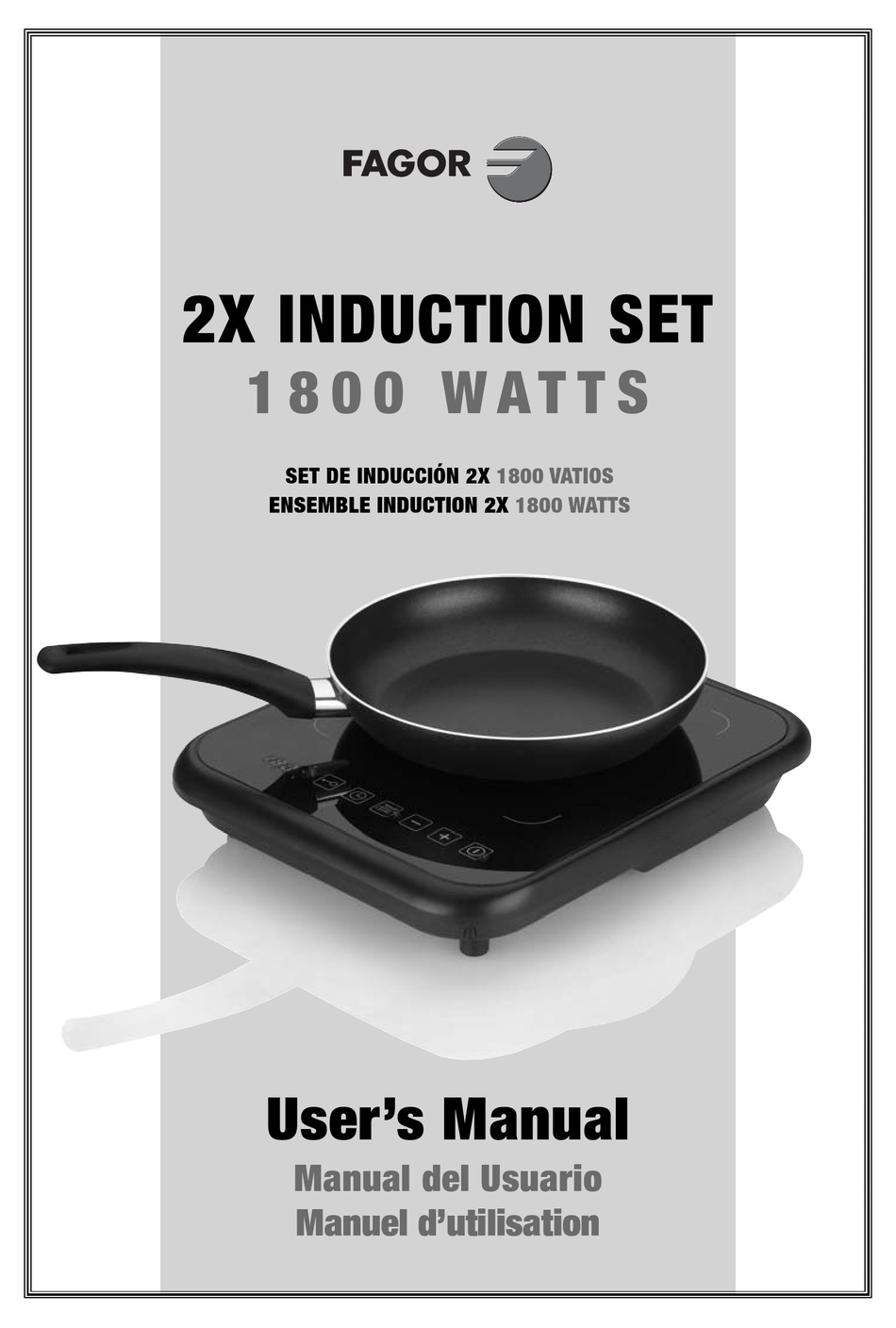 FAGOR 2X INDUCTION SET USER MANUAL Pdf Download ManualsLib