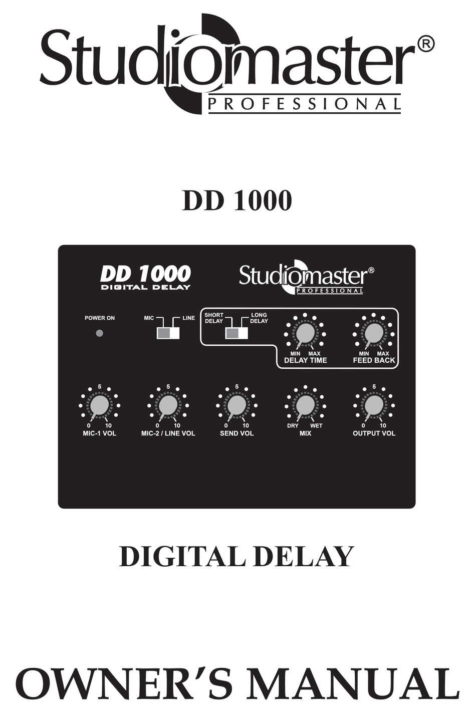 dd 1000 digital delay