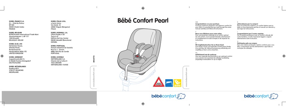 Bebe Confort Pearl User Manual Pdf Download Manualslib