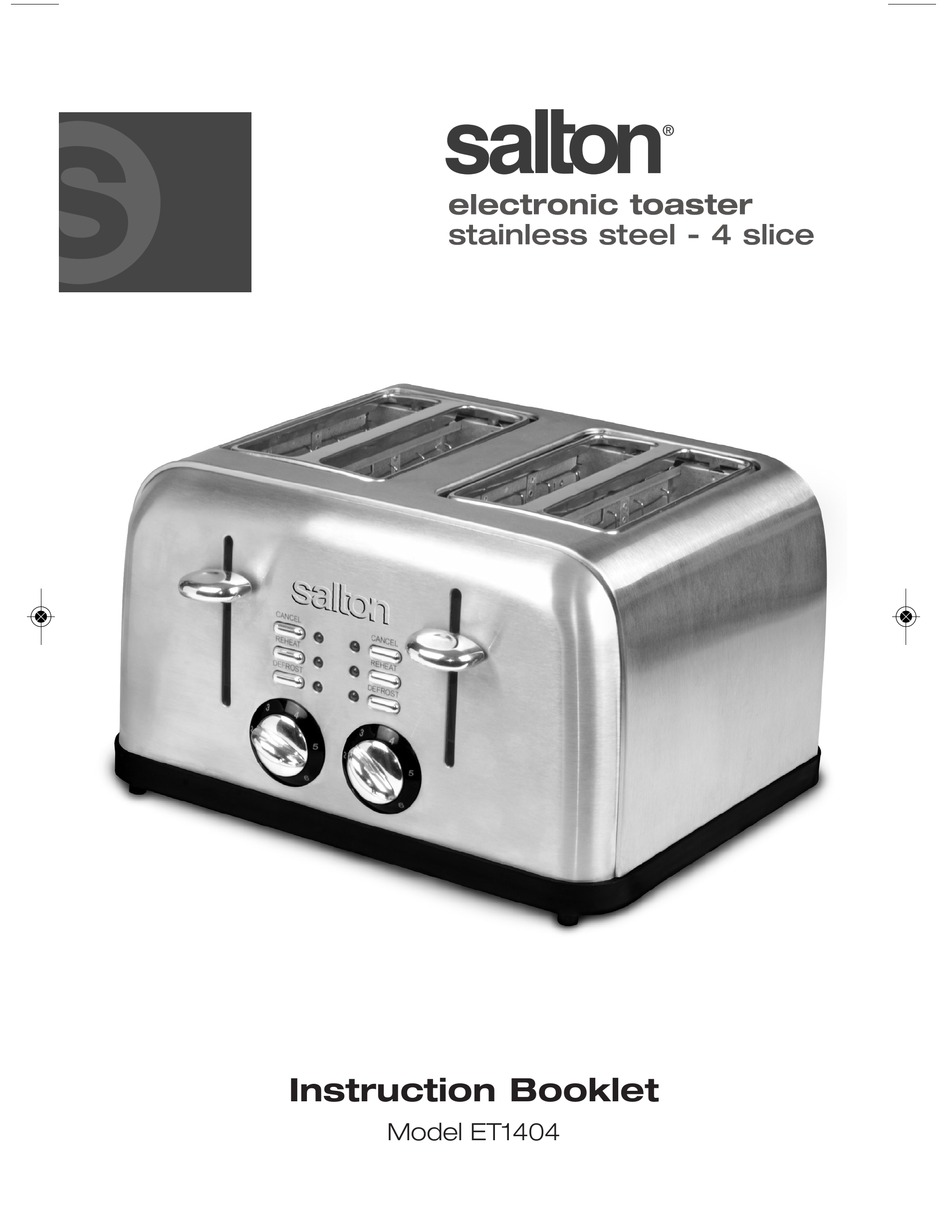 Salton Long Slot 4 Slice Toaster - ET1817