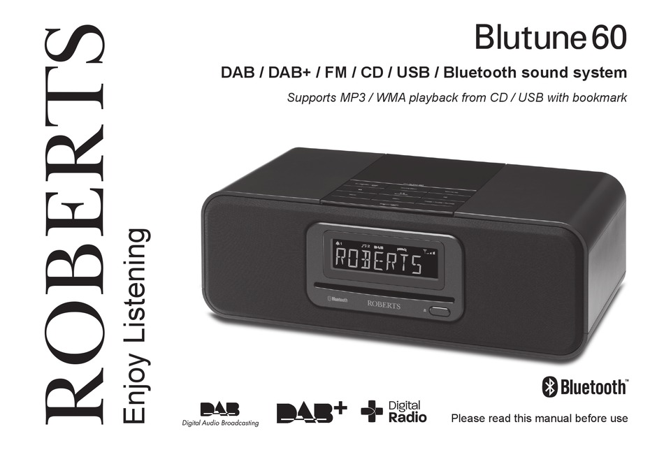 Roberts Blutune 60 User Manual Pdf Download Manualslib
