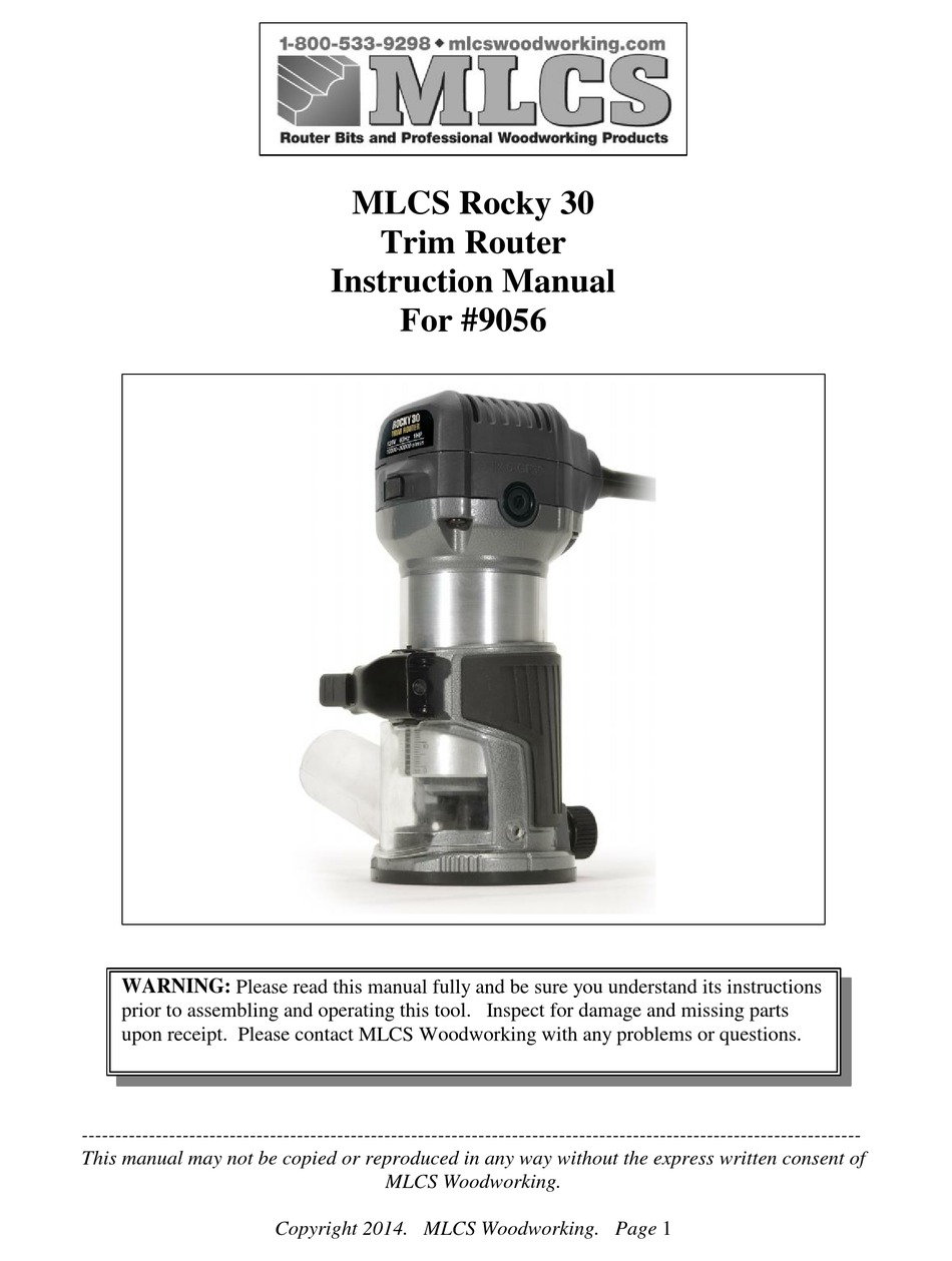 MLCS ROCKY 30 9056 INSTRUCTION MANUAL Pdf Download | ManualsLib