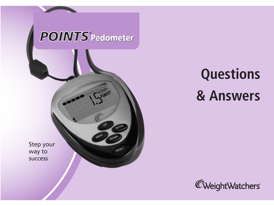 Weight Watchers Points Pedometer 