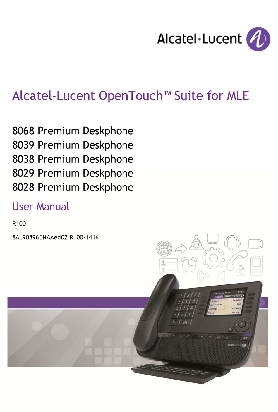 ALCATEL-LUCENT 8068 PREMIUM USER MANUAL Pdf Download | ManualsLib