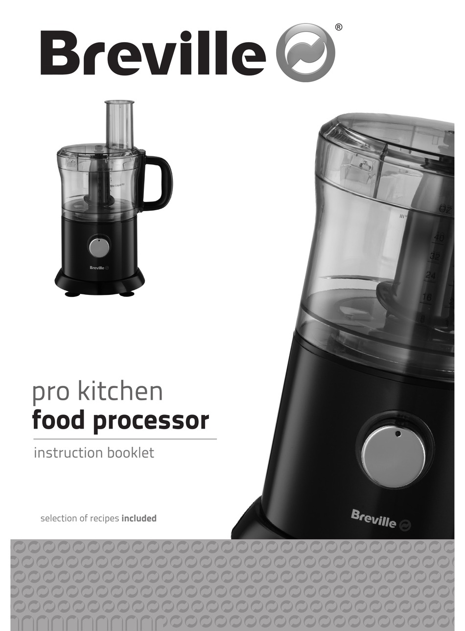 BREVILLE PRO KITCHEN INSTRUCTION 
